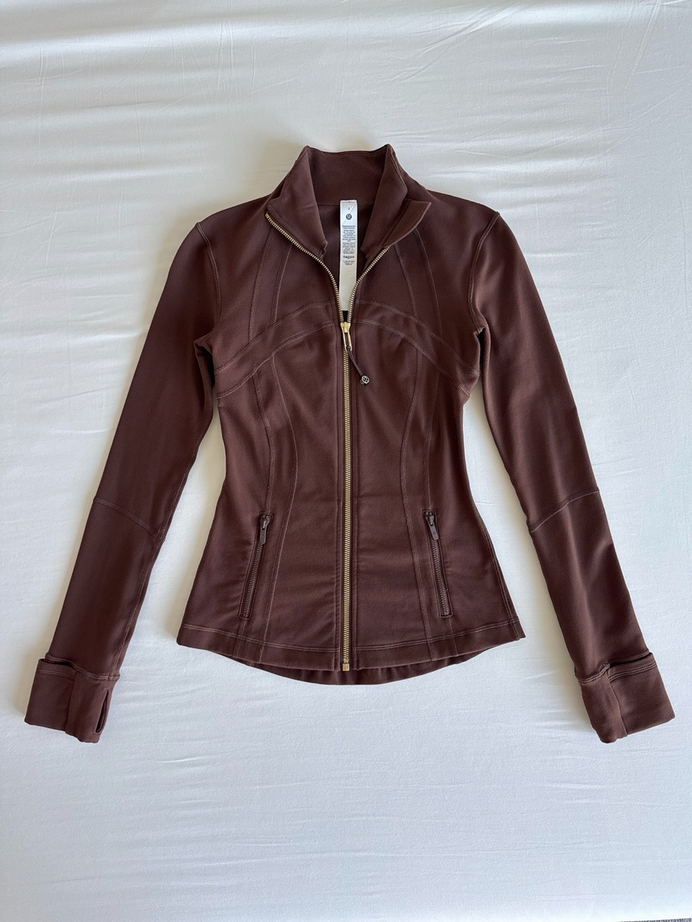 lululemon Define Jacket *Luon Java/Gold Size 2